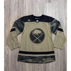Adidas NHL Buffalo Sabres Salute To Service Military Appreciation Jersey Sz 46